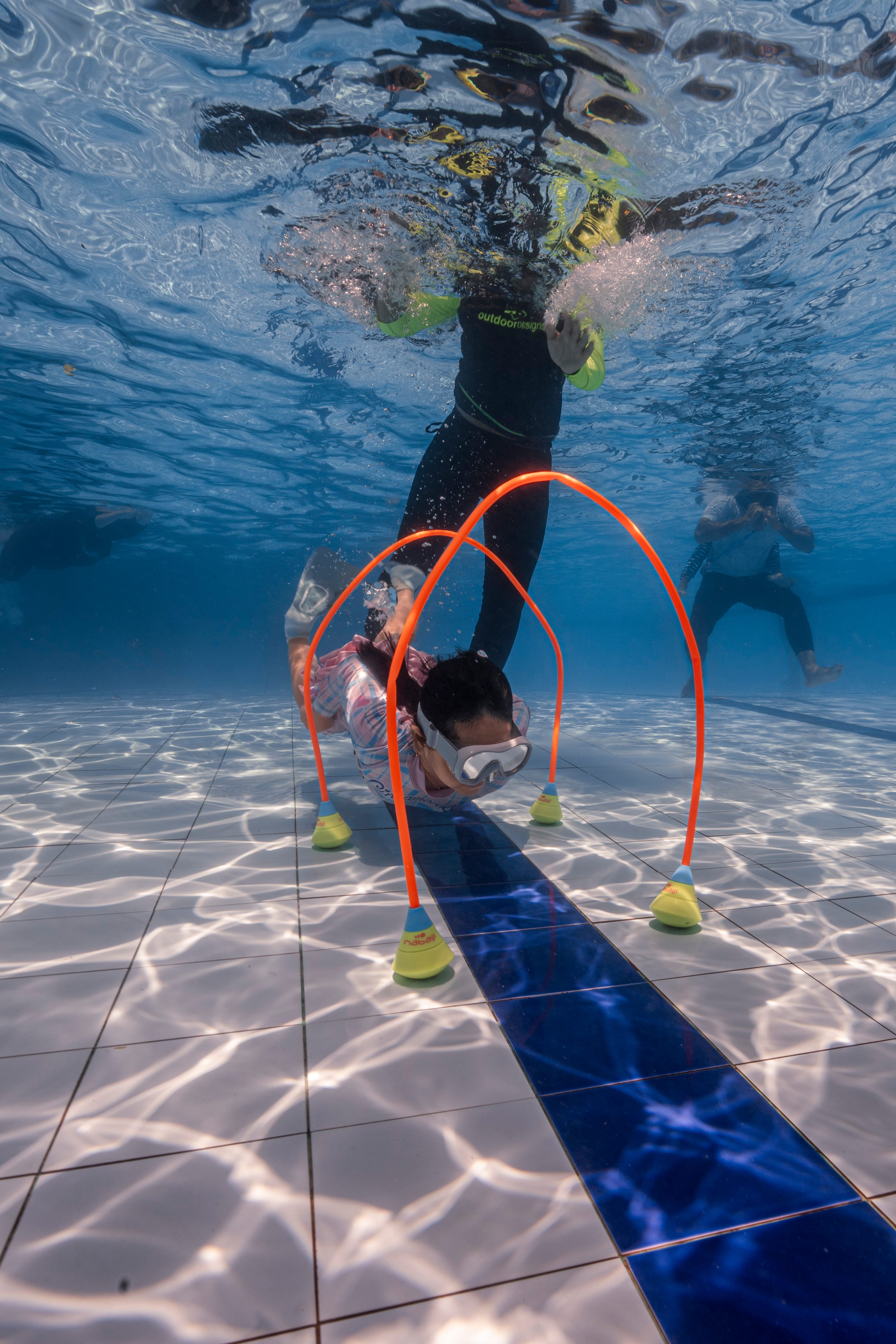 Aktivitas junior freedive di kolam